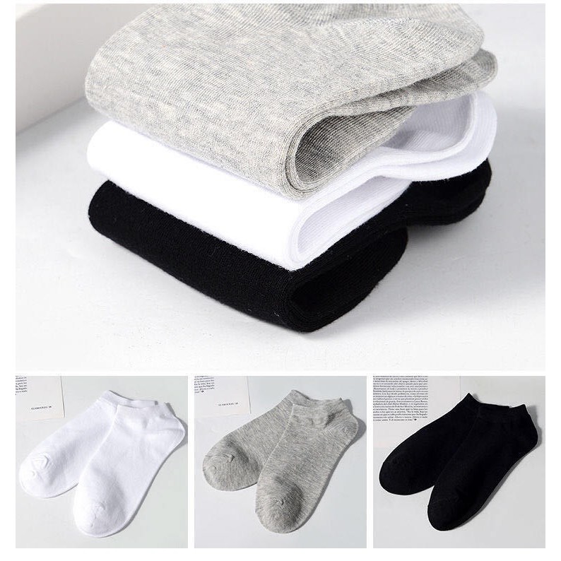 Tất Trơn Cổ Ngắn  𝑭𝑹𝑬𝑬𝑺𝑯𝑰𝑷  Tất ( Vớ ) Cổ Ngắn trơn unisex