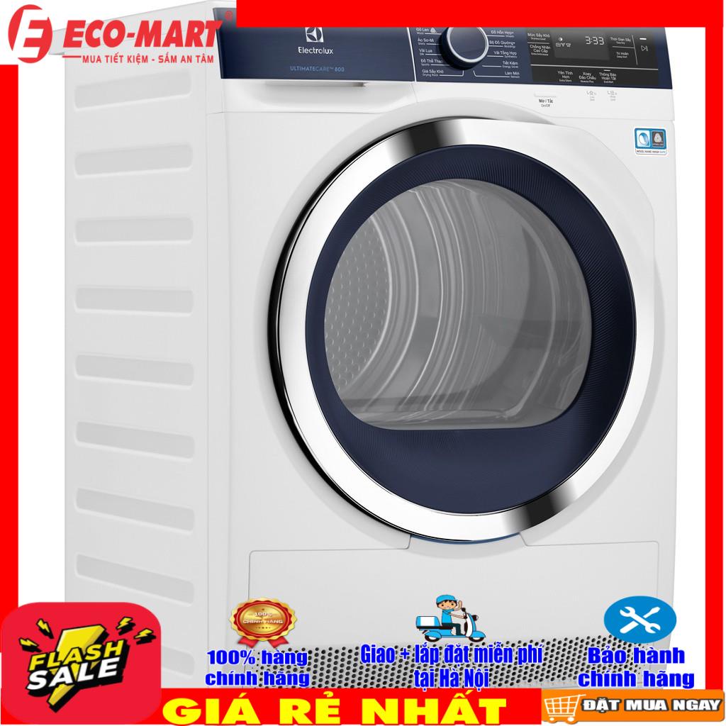 Máy sấy bơm nhiệt Electrolux Heatpump Inverter 8 Kg EDH803BEWA