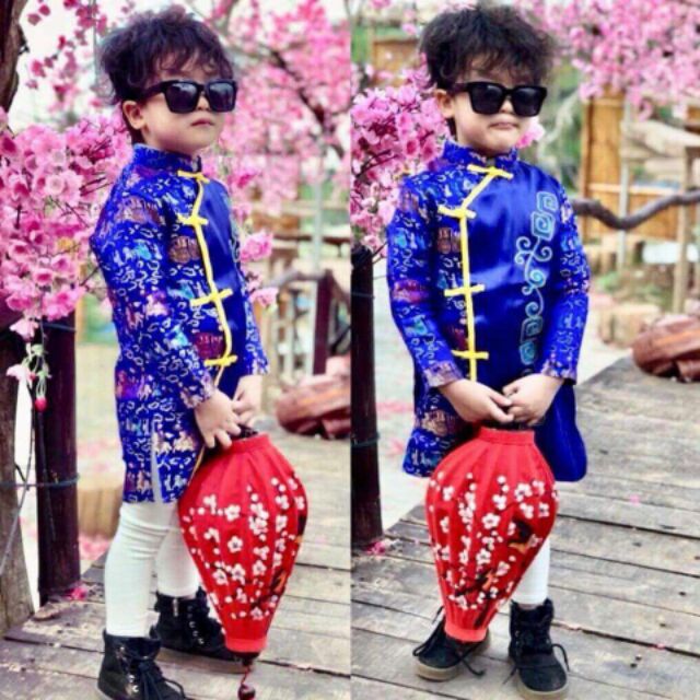 Áo dài cho bé trai