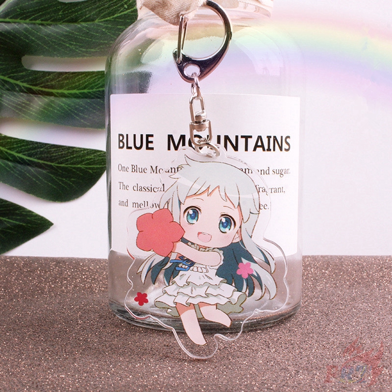 &gt;Ready Stock&lt; ❀ Anohana Móc khóa ❀ Honma Meiko Cosplay KeyRing Pendant Gifts