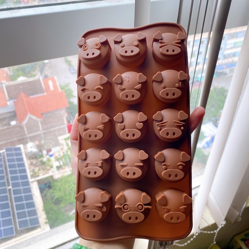Khuôn silicon làm thạch rau câu, socola, bánh, kẹo dẻo
