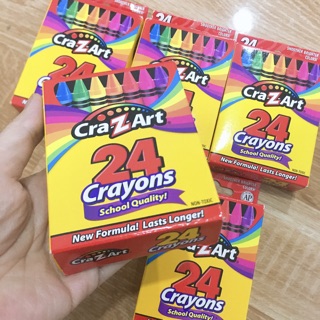 Bút sáp màu CraZart 24 cây