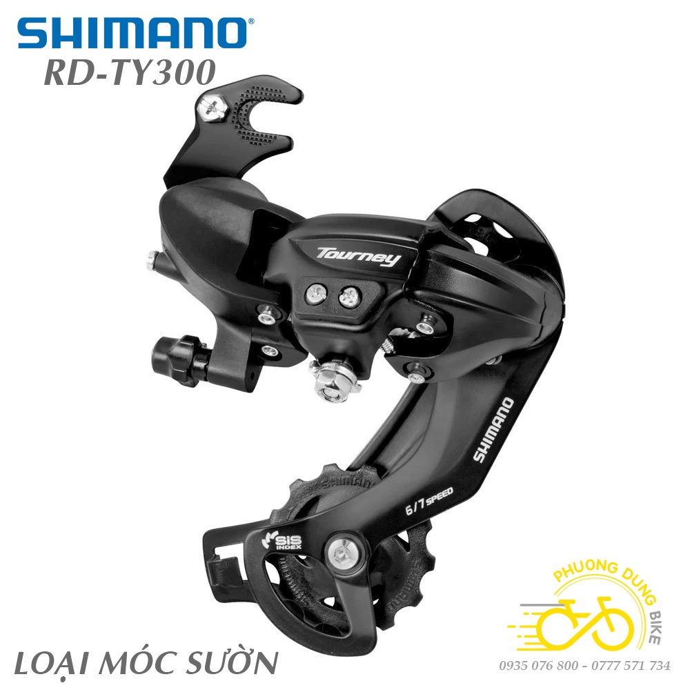 Củ cùi đề sau xe đạp SHIMANO TOURNEY RD TY300 6-7-8 Speed - Hàng chính Hãng