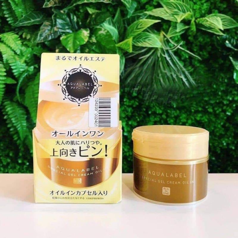 Kem Dưỡng Da SHISEIDO AQUALABEL 5 in 1 Màu VÀNG 90g