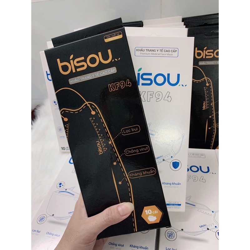KHẨU TRANG Y TẾ BISOU KF94 - HỘP 10C | BigBuy360 - bigbuy360.vn