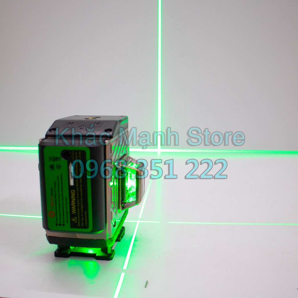 Máy Cân Mực Laser T-Boss T-12B - Máy Bắn Cốt Laze 12 Tia Xanh Có Điều Khiển Từ Xa - Tặng Kèm Chân Đế 1m2
