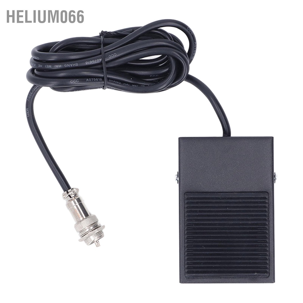 Helium066 Bộ điều khiển bàn đạp vận hành bằng chân BERM với 2 đầu cắm hàng không lõi cho máy khoan Máy tiện chế biến gỗ
