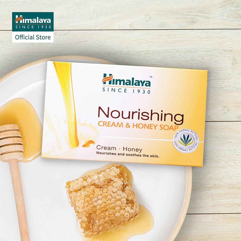 Xà bông dưỡng ẩm sâu và làm sáng da chiết xuất mật ong Himalaya Nourishing Cream & Honey Soap 75g | WebRaoVat - webraovat.net.vn