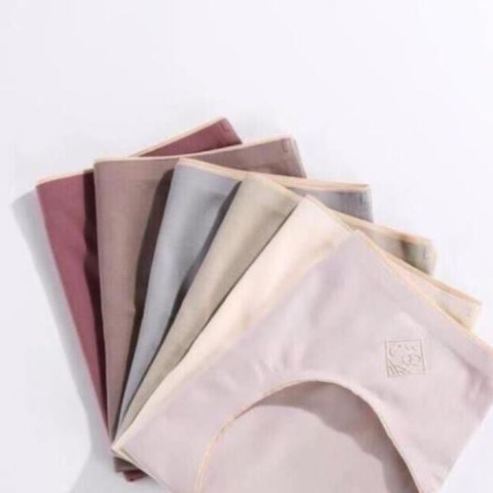 Sale👉 Combo 5 Quần Lót Nữ O2 Cotton Ép Không Đường May