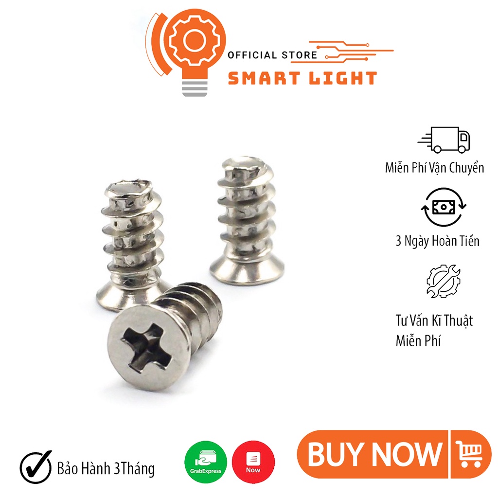 Bộ 4 Chiếc Vít Xoắn M5 M5X10MM M4 M4x10MM🍀 Vít quạt tản nhiệt