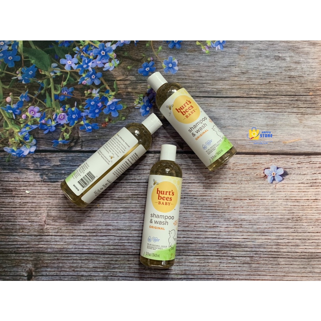 - SỮA TẮM & GỘI CHO BÉ HIỆU BURT'S BEES BABY SHAMPOO & WASH 354.8ML