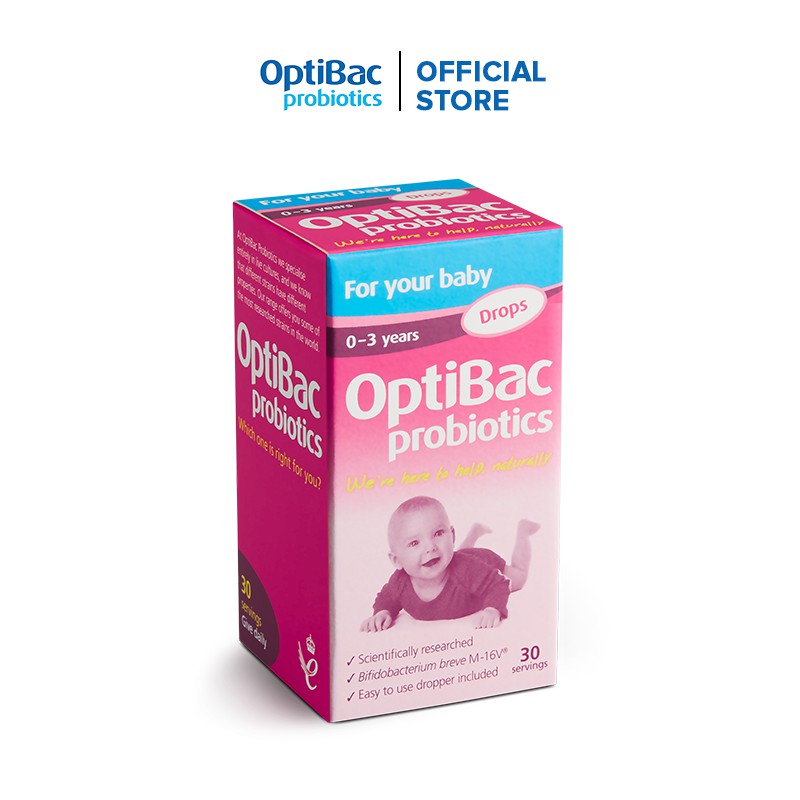 Lợi khuẩn dạng giọt OptiBac for your Baby đặc chế cho trẻ sơ sinh và trẻ nhỏ - Nhập khẩu UK | BigBuy360 - bigbuy360.vn
