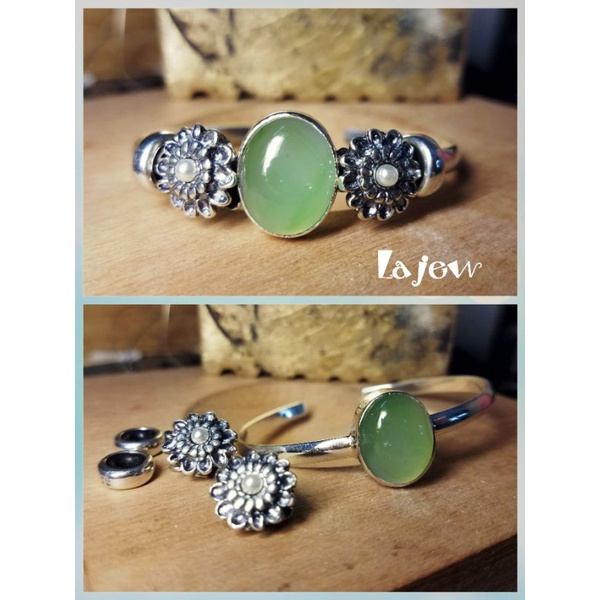 Charm hoa bạc 925 xỏ vòng Troll