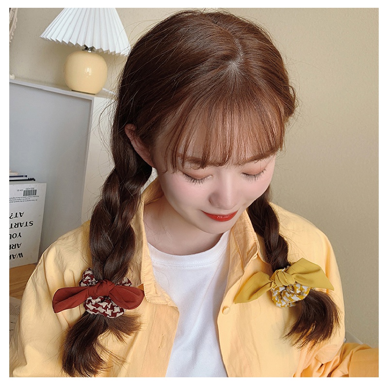 Mới Dây Buộc Tóc Thắt Nơ Phong Cách Hàn Quốc Thời Trang Cho Nữ
