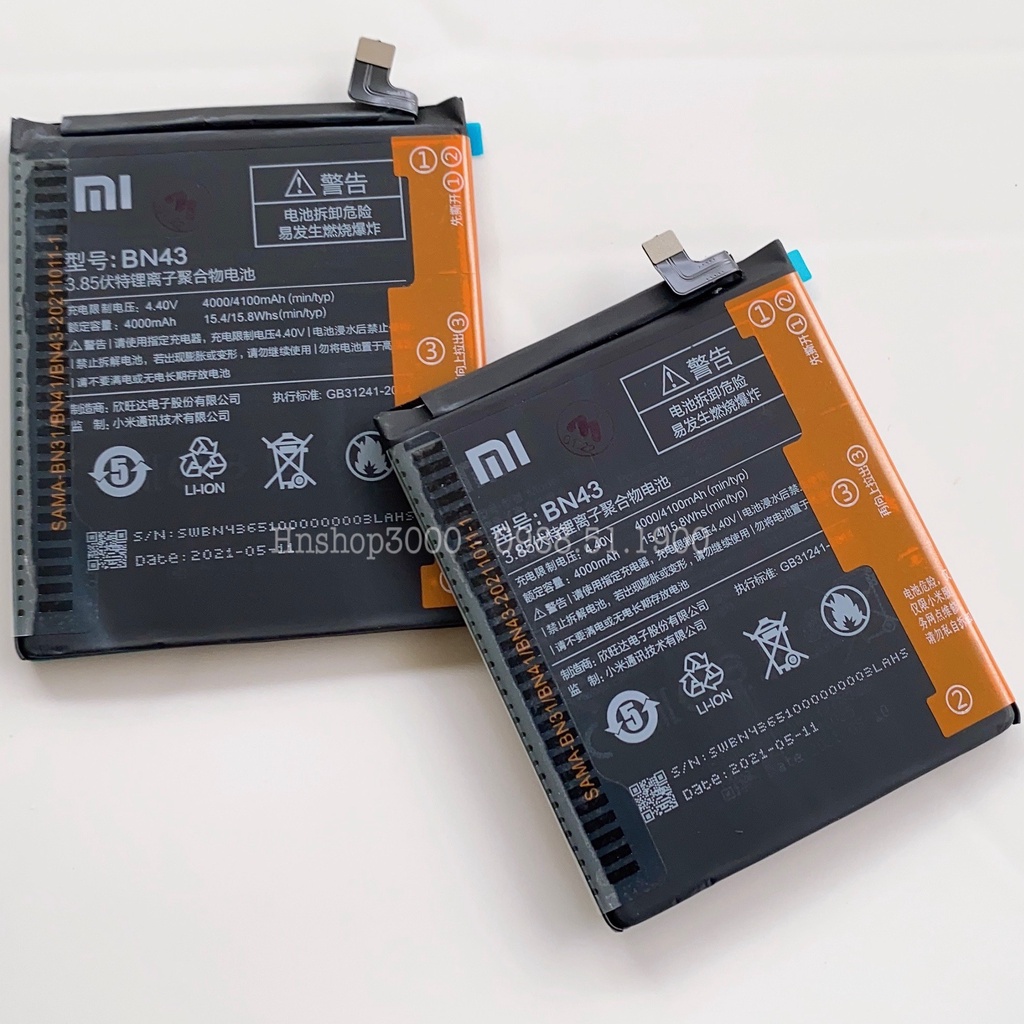 Pin Xiaomi Redmi Note 4X BN43 Dung Lượng 4100mAh Zin Chính Hãng - Bảo Hành 6 Tháng