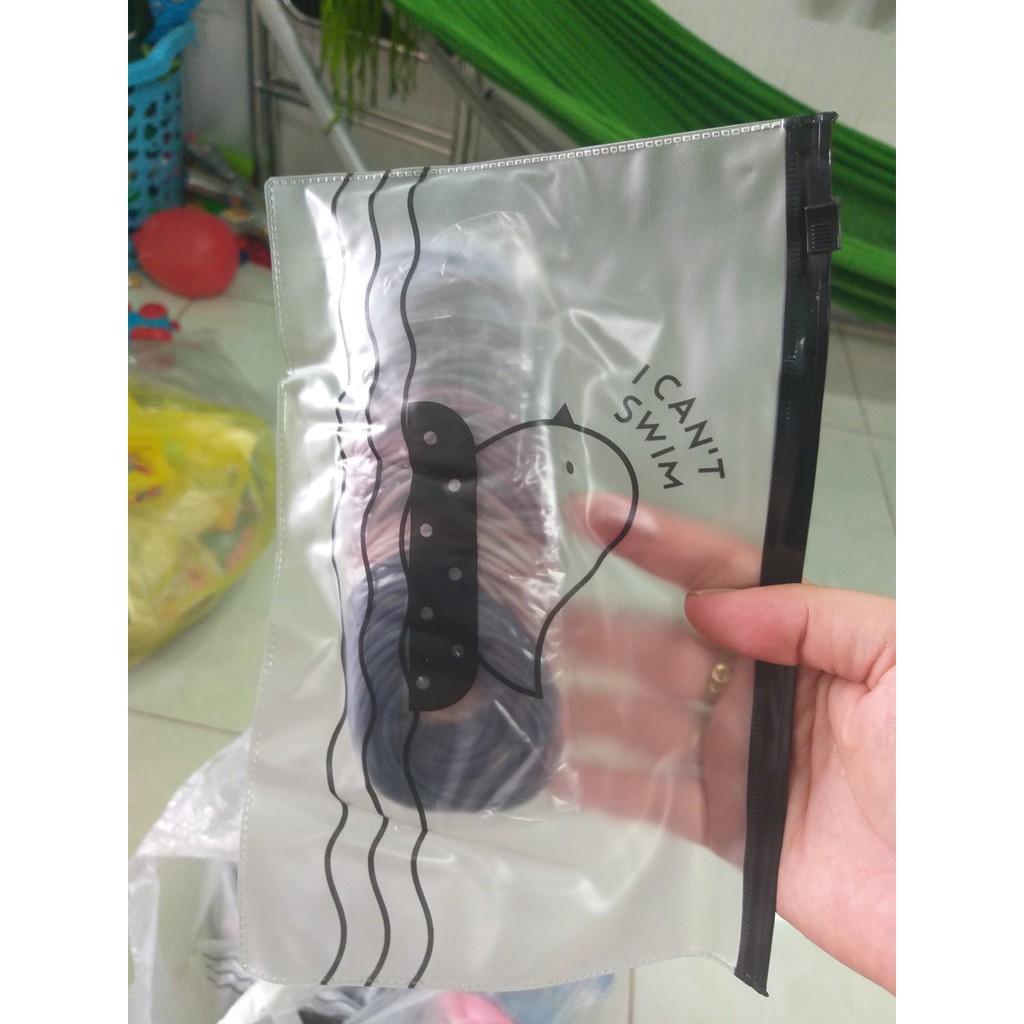 [Mã SKAMA06 giảm 8% tối đa 50K đơn 250K] (Up New) SET TÚI 100 CHUN BUỘC TÓC - 0256