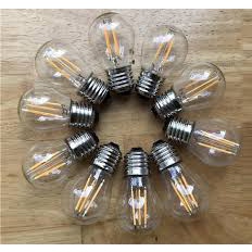 Combo 10 bóng đèn led EDISON G45 4w E27 ánh sáng êm dịu, thân thiện môi trường