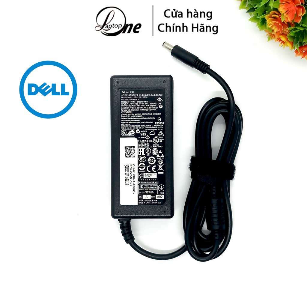 Sạc laptop DELL chân kim to - chân kim nhỏ Chính hãng  19.5v-4.62a-90w/ 19.5v-3.34a-65w, sạc dell, adapter dell