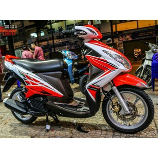 Tem xe Luvias rời trắng đỏ (bộ)