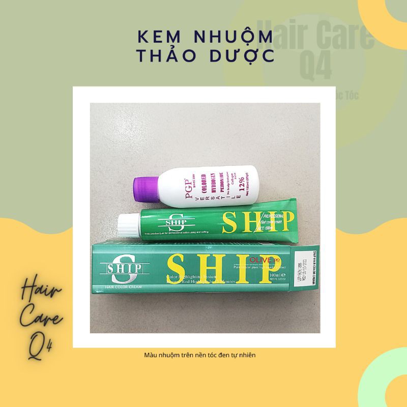 Kem nhuộm tóc thảo dược màu nâu sữa Ship | BigBuy360 - bigbuy360.vn