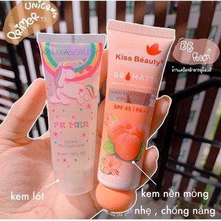 SET KEM NỀN BB MATTE KISS BEAUTY + KEM LÓT