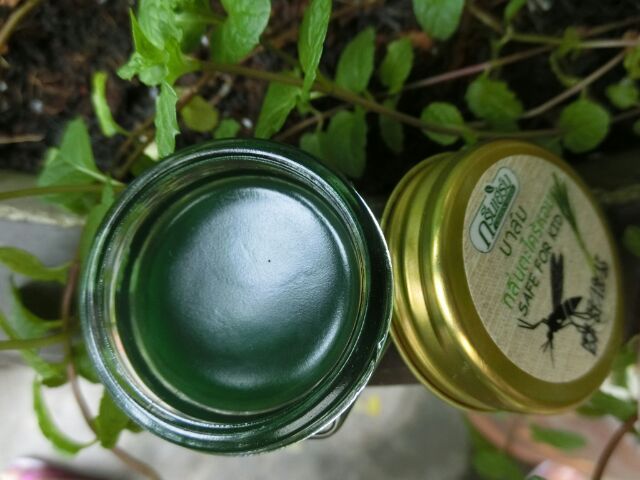 Cao Dầu Cù Là Thảo Dược Sả Thoa Muỗi Đốt Herbal Balm Green Herb Citronella Formula Thái Lan