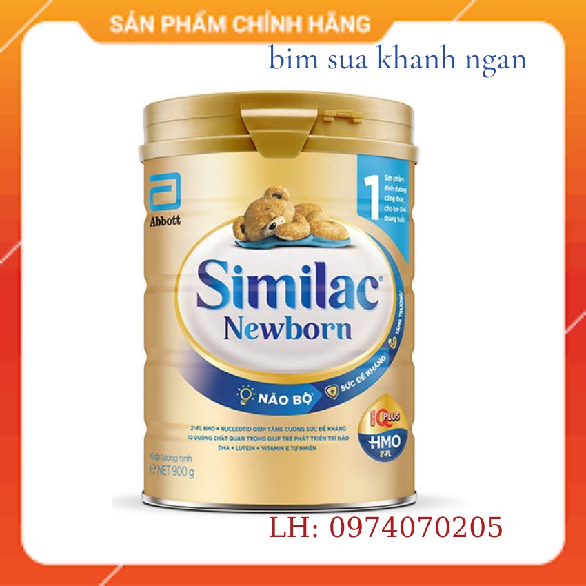 (date mới) Sữa Similac HMO não bộ số 1,2,3,4 lon 900g