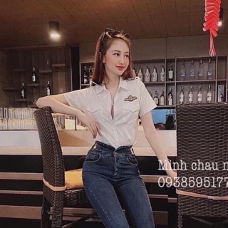 Áo sơ mi Cơ trưởng✈️ ảnh thật