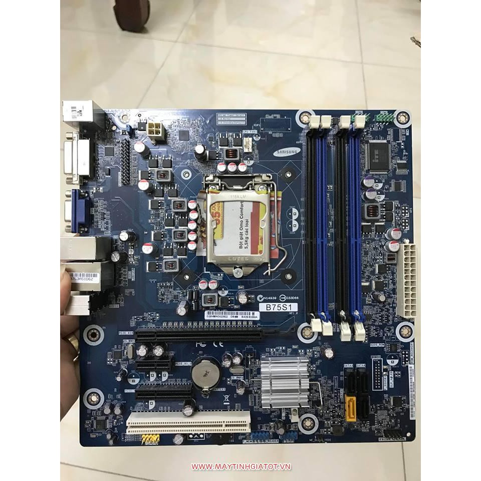 - Mainboard SAMSUNG B75S1 dòng 4 khe ram socket 1155