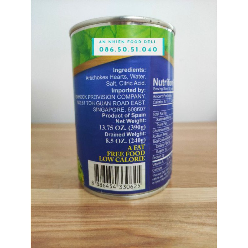 Nhụy Hoa Artiso Artichokes Heart Of hiệu Aunt Michelle 400 GM