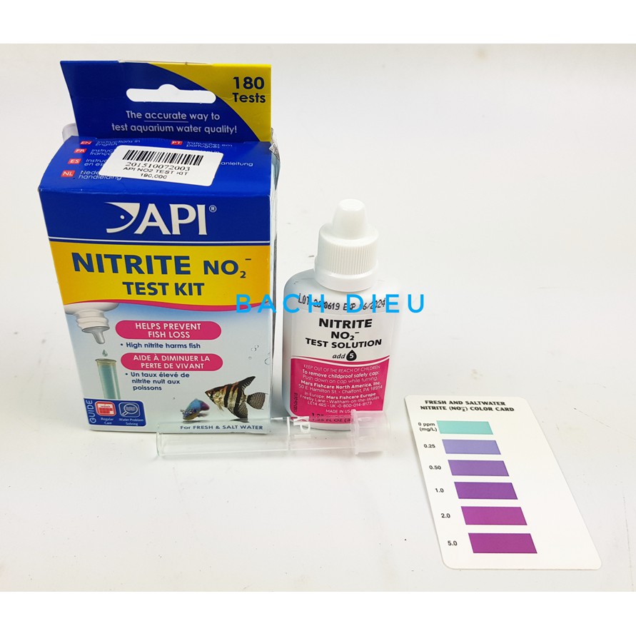 BỘ ĐO NITRITE NO2 API HÀNG MỸ CAO CẤP