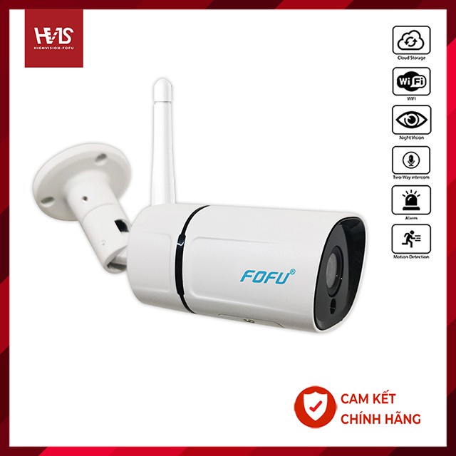 Camera Yoosee Fofu Ngoài trời HTvision chuẩn 3Mp kèm nguồn chống nước