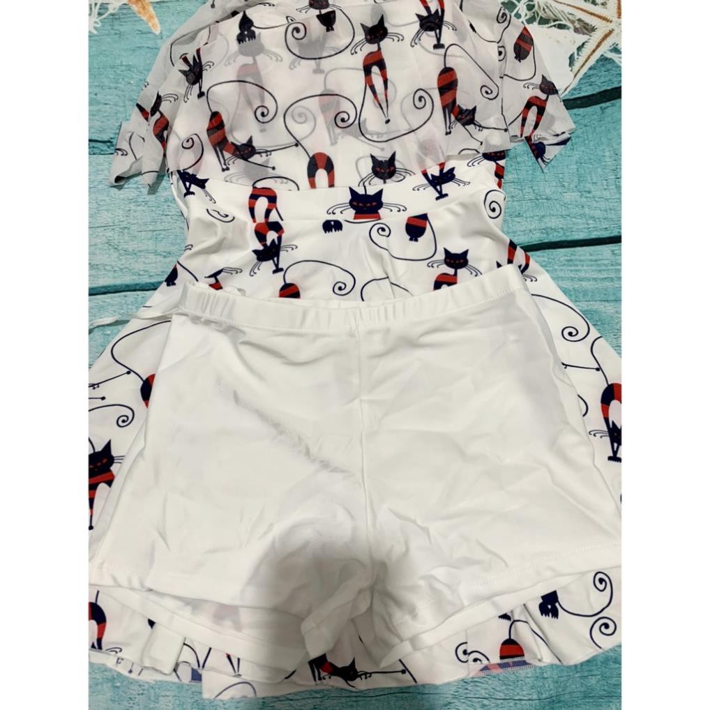 Áo Tắm Nữ Che Bụng Đi Biển 1 Mảnh Liền Thân Dạng Váy (Quần Rời) ་ | BigBuy360 - bigbuy360.vn