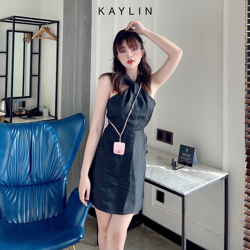 Đầm chéo cổ N1522 - KAYLIN