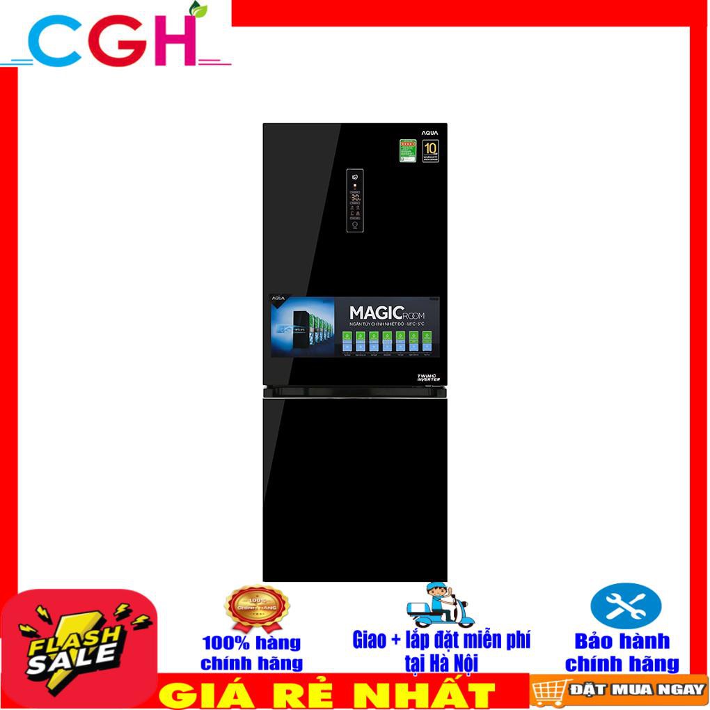 Tủ lạnh Aqua Inverter 260 lít AQR-IG298EB.GB