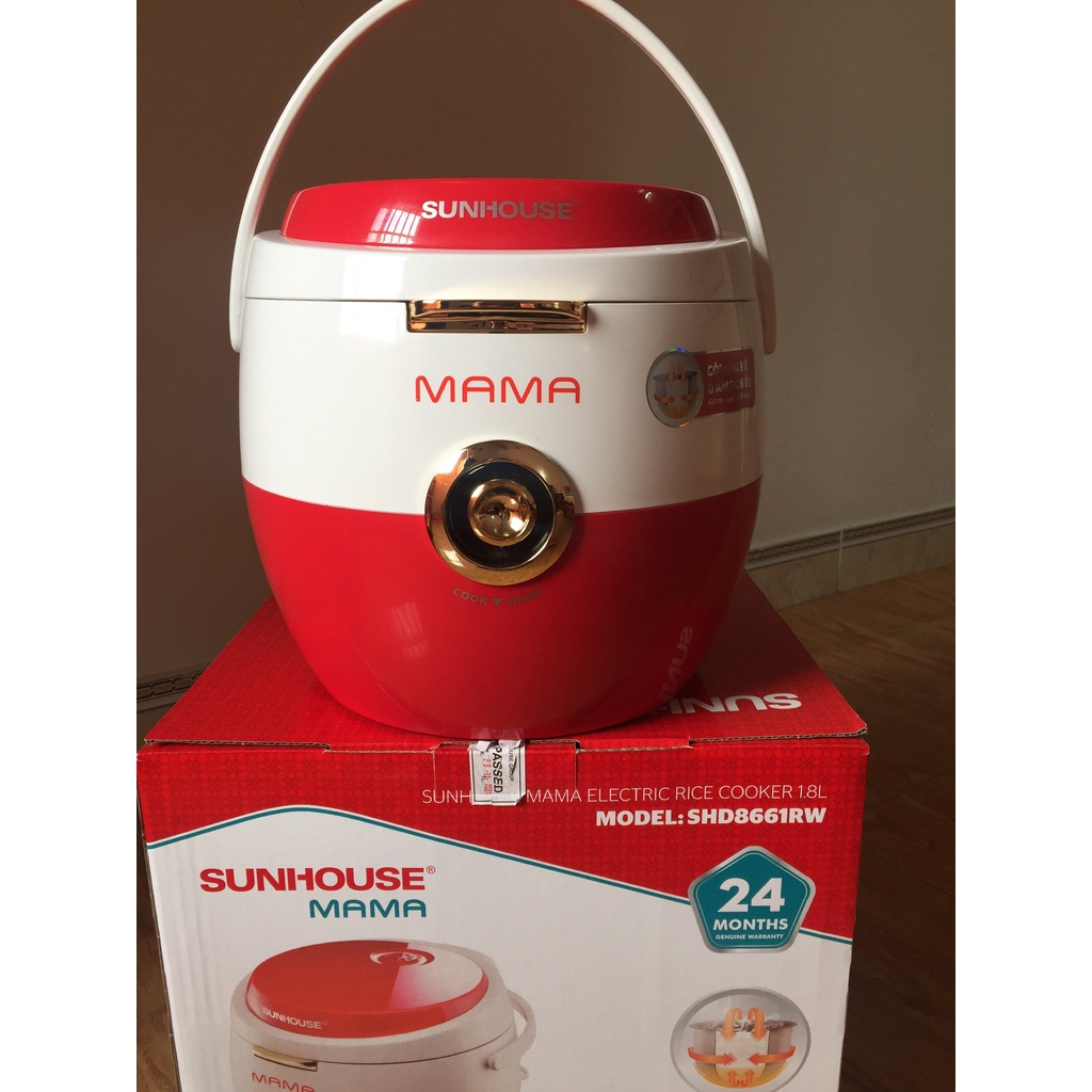 [Mã ELHADEV giảm 4% đơn 300K] Nồi cơm điện Sunhouse Mama 1.8 lít SHD 8661