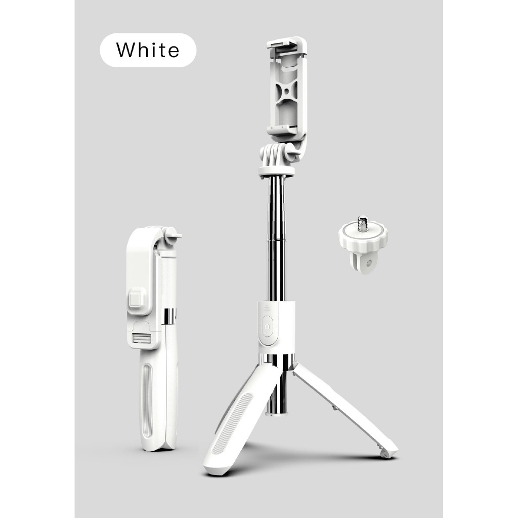 Gậy Chụp Ảnh Tự Sướng Bluetooth Không Dây GL02 Có Thể Kéo Dài Đến 100cm Và Điều Khiển Từ Xa - Xoay được ngang dọc | BigBuy360 - bigbuy360.vn