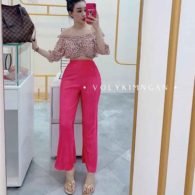 SET ÁO HOT RÚT + QUẦN DẬP LY #185k