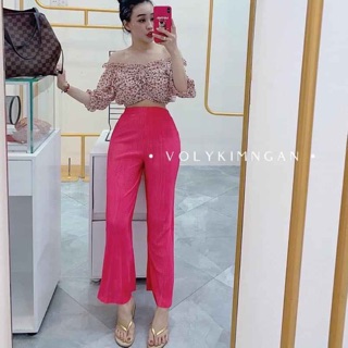 Set áo hot rút + quần dập ly #185k