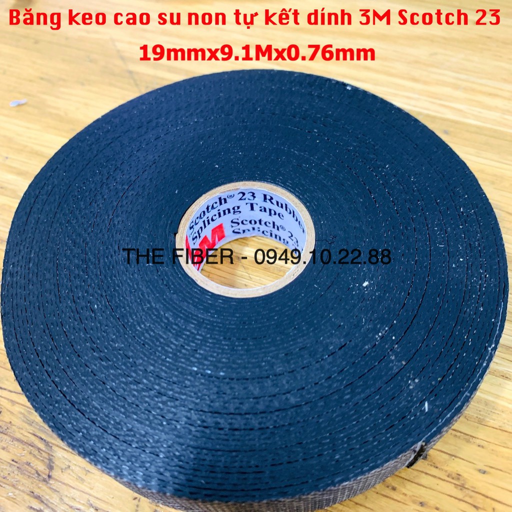 Băng keo cao su non tự kết dính Scotch 23 19mmx9.1M