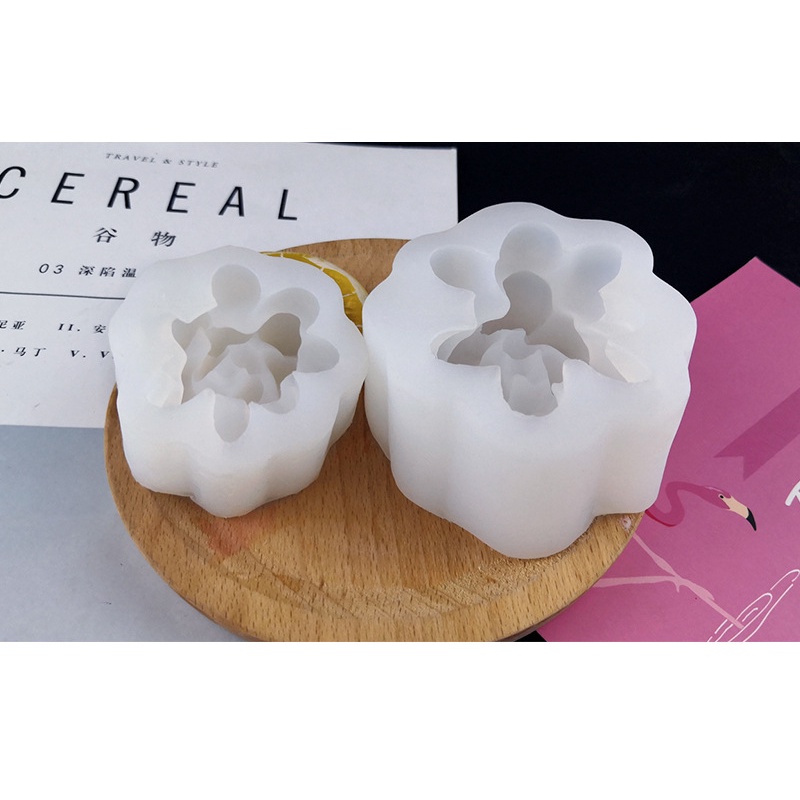 Khuôn Silicone Tạo Hình Làm Xà Phòng Hình Cây Xương Rồng DIY