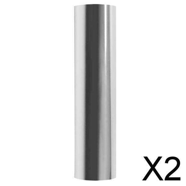 [Lzdhuiz] Set 2 Cuộn Phim Vinyl Dán Bạc
