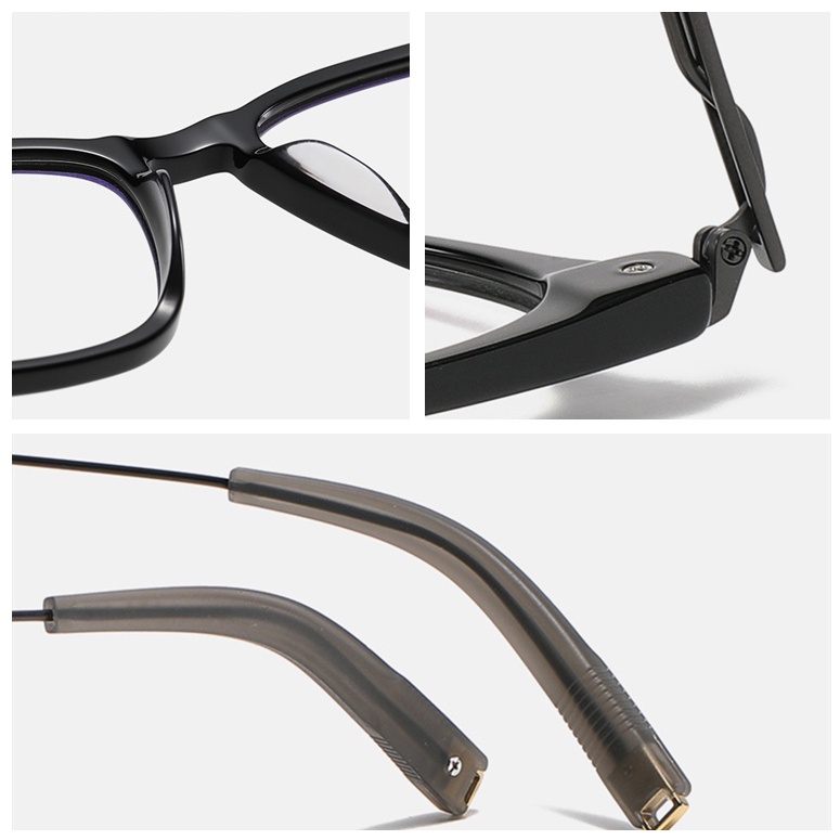 Kính Mát Tròng Vuông Viền Cong Chất Liệu Hợp Kim Titan Phong Cách Cổ Điển Thời Trang Cho Nam Nữ DLX405 DLX405 2022