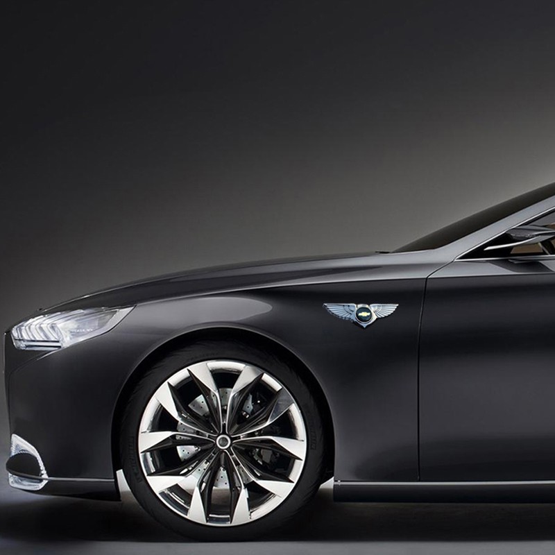 Miếng dán kim loại logo xe cho Chevrolet Cavalier Onix Cruze Aveo