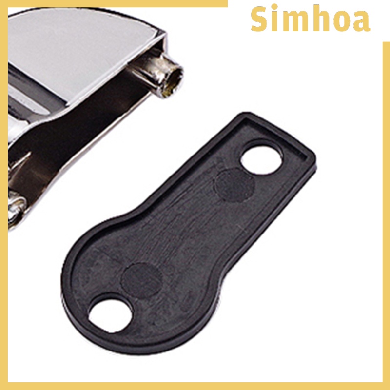 [SIMHOA] 2 Pieces Solid Metal Bass Drum Lugs Ear Percussion Instrument Accessories