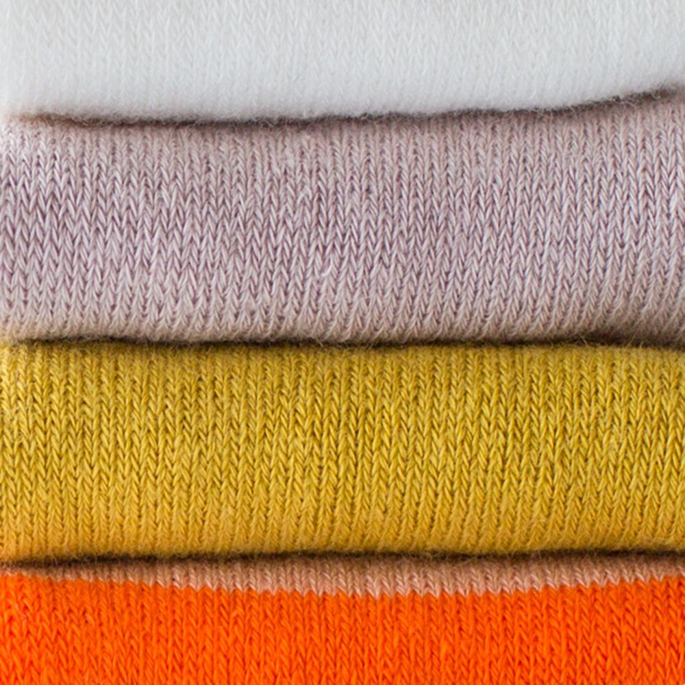 Bộ 3 đôi tất dài đến đầu gối bằng cotton dày dặn chống trượt họa tiết hoạt hình dành cho bé sơ sinh
