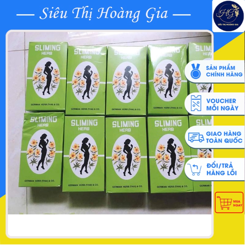 [Mã GROSALE55 giảm 8% đơn 500K] Trà giảm cân Sliming Herb Thái Lan [ Hàng chính hãng]