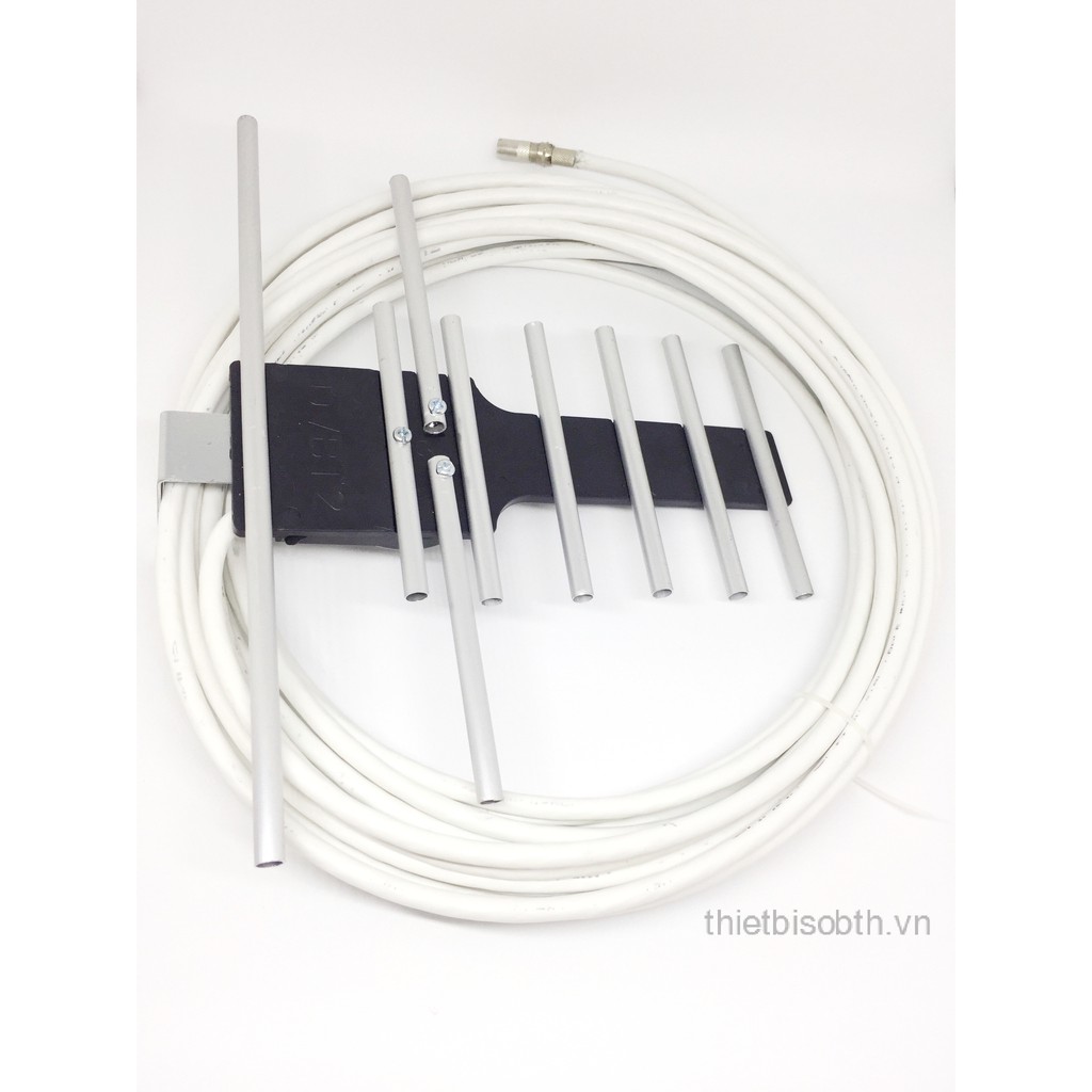 Anten DVB T2+15m cáp đồng trục dùng cho đầu thu DVB T2