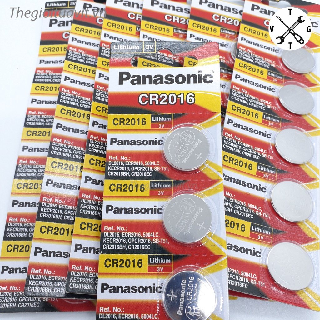 Pin Panasonic CR1220 CR2016 CR2025 CR2032 CR2450 vỉ 5 viên chính hãng
