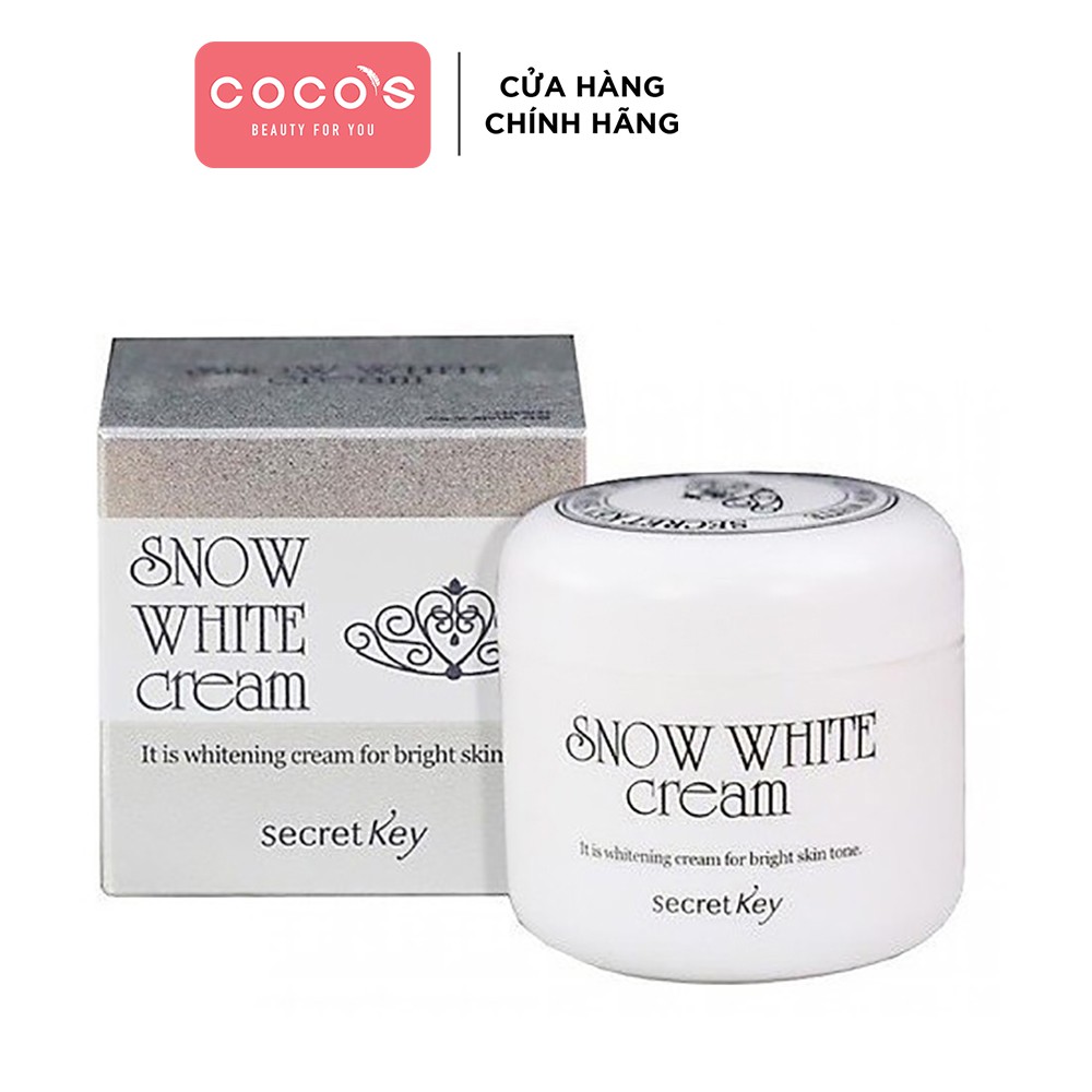 [Mã FMCGMALL -8% đơn 250K] Kem Dưỡng Trắng Da Snow White Cream Secret Key 50g